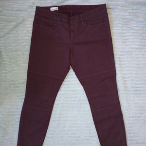 Gap waxed moto jeans